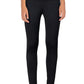 Calça legging feminina Calvin Klein Performance com logo nas costas e cintura alta, preta, tamanho pequeno
