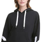 Calvin Klein Jumbo Logo Fleece Hoodie Feminino Preto Tamanho Médio