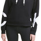 Calvin Klein Jumbo Logo Fleece Hoodie Feminino Preto Tamanho Médio