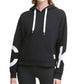 Calvin Klein Jumbo Logo Fleece Hoodie Feminino Preto Tamanho Médio