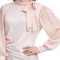 Blusa Calvin Klein com amarração lateral rosa tamanho P