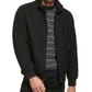 Jaqueta bomber de lã masculina Calvin Klein preta tamanho grande