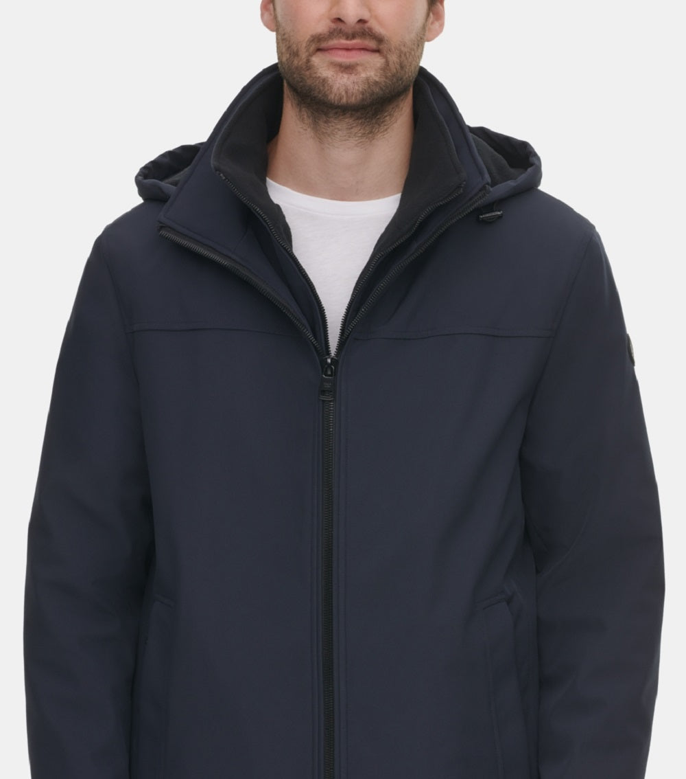 Jaqueta Calvin Klein Infinite Stretch Masculina Azul Tamanho Médio