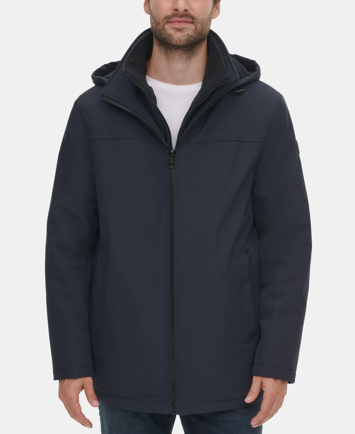 Jaqueta Calvin Klein Infinite Stretch Masculina Azul Tamanho Médio