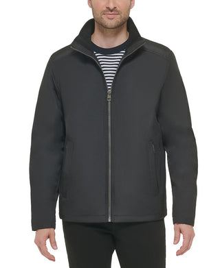 Calvin Klein Men's Classic Midweight Stand Collar Jacket Black Size Medium