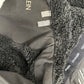 Calvin Klein Feminino Petite Fleece-Forrado Anorak com Capuz Capa de Chuva Preta Tamanho Petite XXS