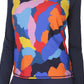 Maiô Nautica Feminino Estampado Rash Guard Azul Tamanho Grande