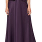 Vestido de festa feminino Alex Evenings com renda bordada e jaqueta, roxo, tamanho 10