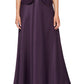 Vestido de festa feminino Alex Evenings com renda bordada e jaqueta, roxo, tamanho 16