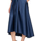 Vestido midi feminino Alex Evenings com corpete de lantejoulas, azul, tamanho 10
