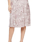 Vestido de coquetel floral com lantejoulas Alex Evenings, rosa, tamanho 16