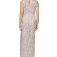 Vestido feminino bordado Alex &amp; Eve, rosa, tamanho 12