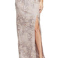 Vestido feminino Alex &amp; Eve com bordado de lantejoulas e coluna, rosa, tamanho 14