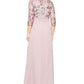 Vestido de festa feminino Alex Evenings com lantejoulas bordadas e corte A, roxo, tamanho 6, pequeno