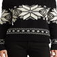 Ralph Lauren Superb Manga Longa Funnel Knit Preto Tamanho Médio Feminino