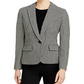 Ralph Lauren Blazer Feminino Pied-de-poule Slim Fit Preto Tamanho 14
