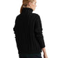 Suéter Ralph Lauren Feminino Manga Longa Gola Alta Preto Tamanho P