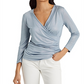 Ralph Lauren Top Metálico Feminino Azul Tamanho XG