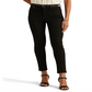 Calça jeans skinny Ralph Lauren feminina de cintura alta, preta, tamanho 8