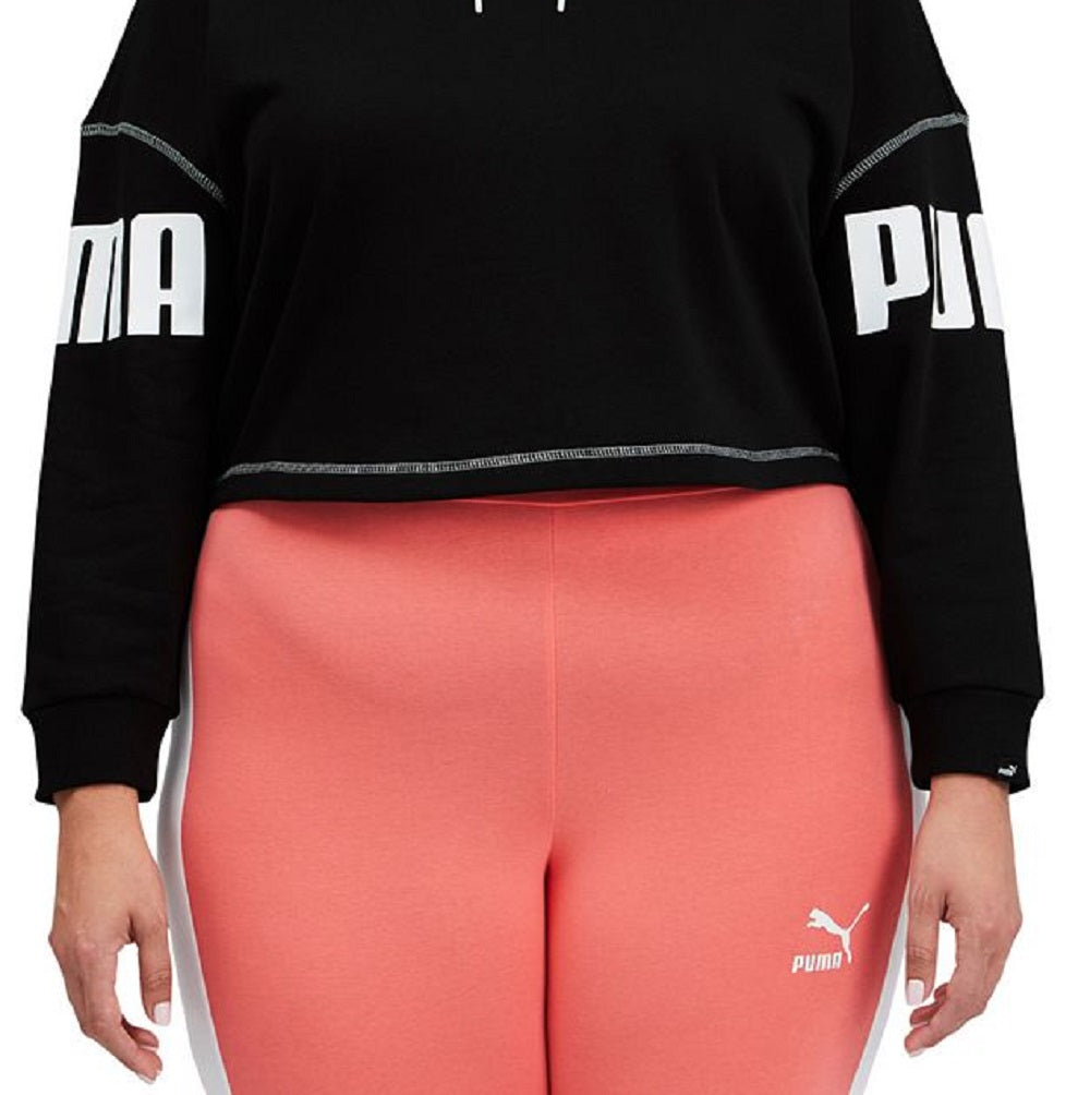 Moletom com capuz Puma Cozy Warm Feminino Preto Tamanho 2X