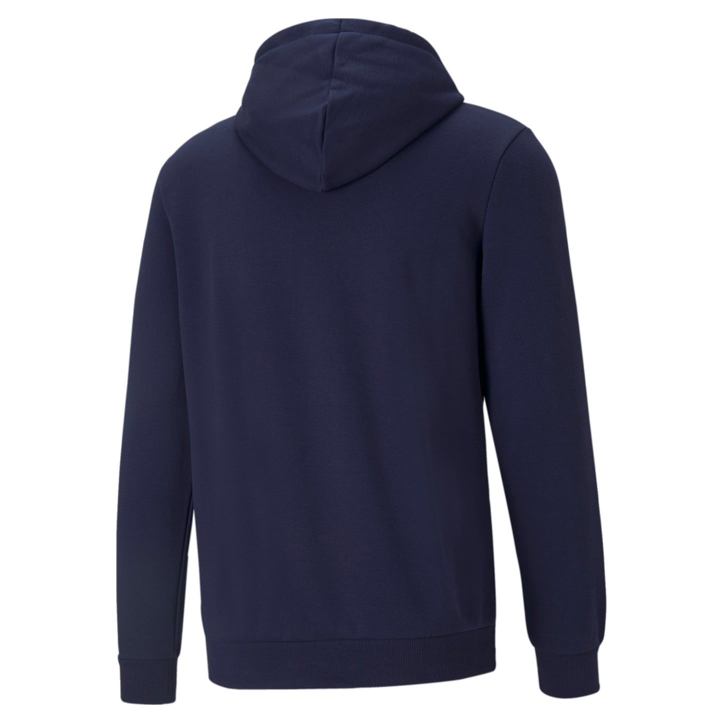 Puma Fleece Logo Hoodie Masculino Azul Tamanho Médio