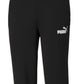 Calça de moletom masculina Puma Logo Fleece preta tamanho XX-G