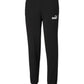 Calça de moletom masculina Puma Logo Fleece preta tamanho XX-G