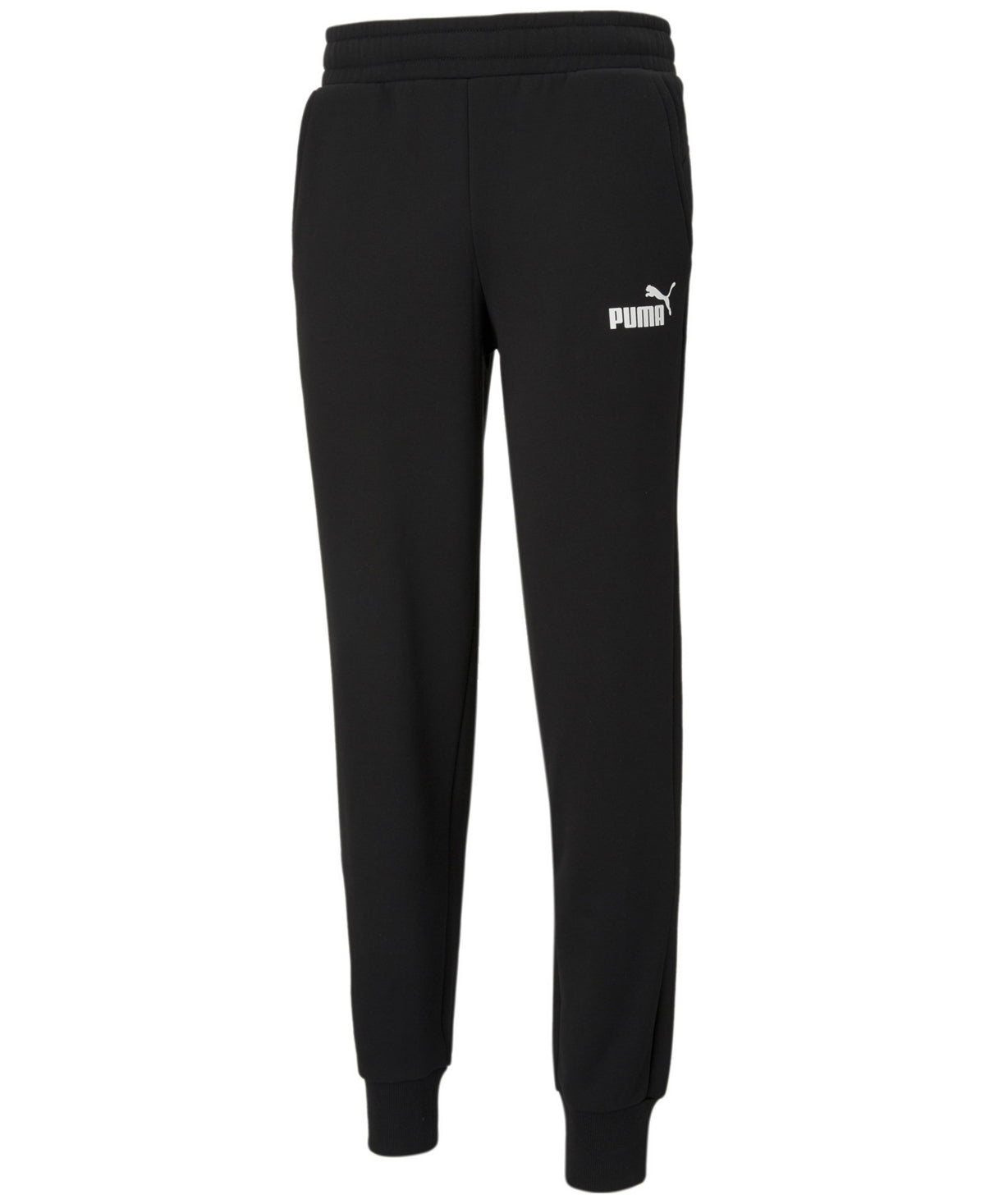 Calça de moletom masculina Puma Logo Fleece preta tamanho XX-G