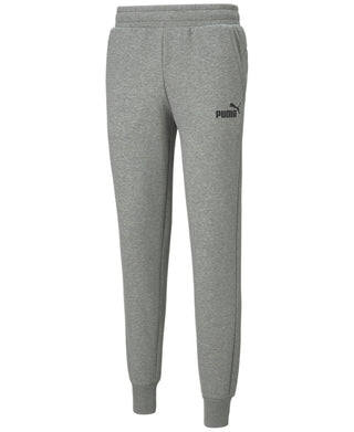 Puma Men's Logo Fleece Joggers Gray Size Medium