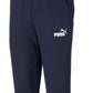 Calça de moletom Puma Logo Fleece Masculina Azul Tamanho Médio