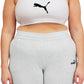 Sutiã esportivo Puma 4Keeps Mid Impact feminino, branco, tamanho 1X
