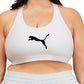 Sutiã esportivo Puma 4Keeps Mid Impact feminino, branco, tamanho 2X