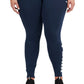 Calça Puma Athletic Logo Feminina Azul Tamanho 1X