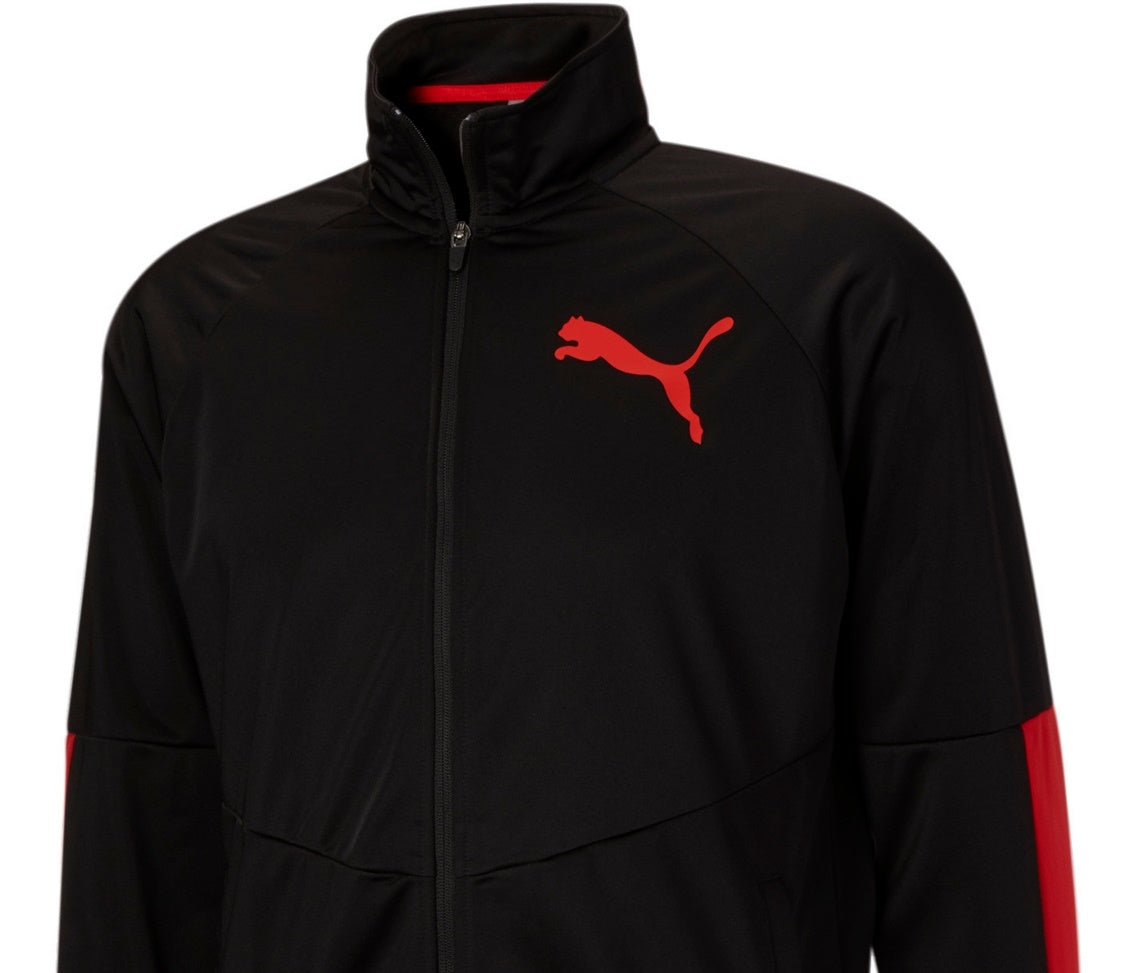 Jaqueta Puma Masculina Contrast Logo Preta Tamanho XX-G