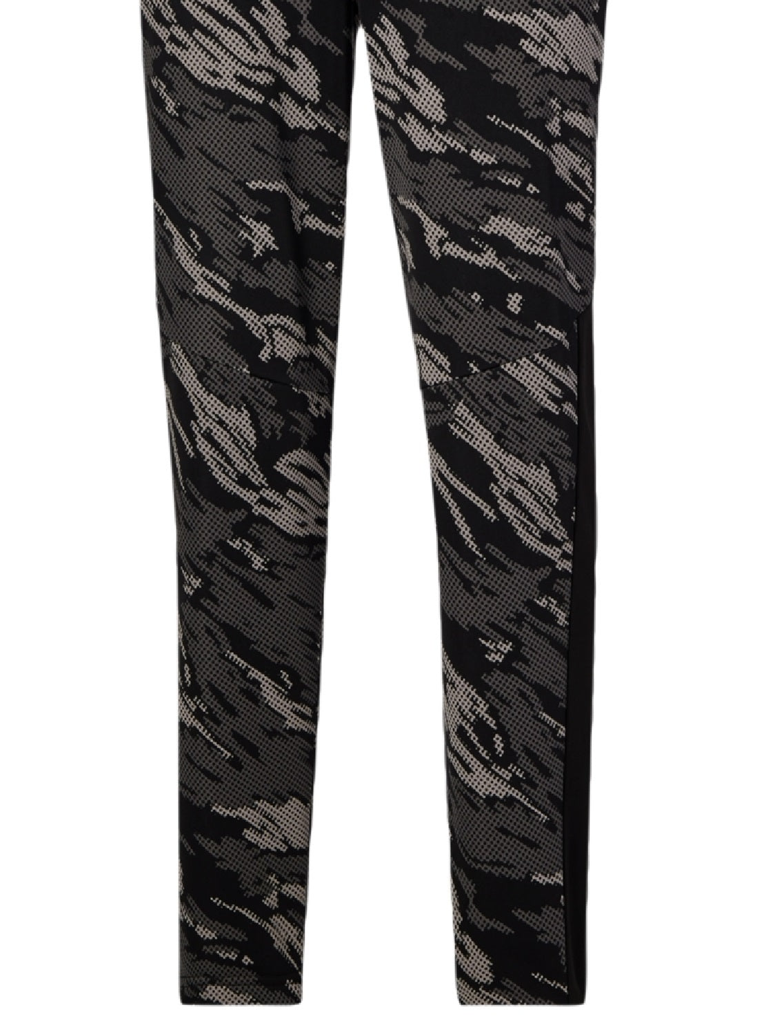 Calça de malha camuflada masculina Puma, preta, tamanho XX-G