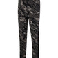 Calça de malha camuflada masculina Puma, preta, tamanho XX-G