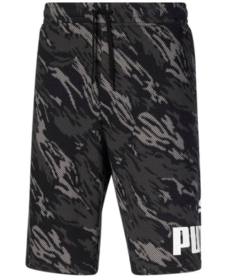 Puma Men's Big Logo Shorts Cotton Black Size Medium