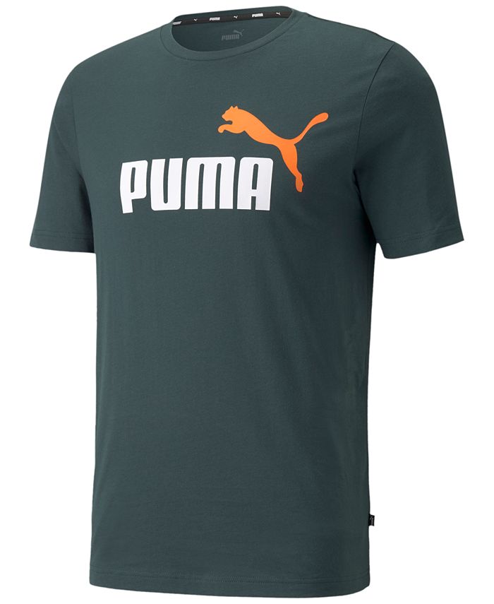 Camiseta Puma Masculina com Logo Gráfico Verde Tamanho XX-G