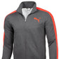 Jaqueta Puma Fleece Zip Front Track Masculina Cinza Tamanho Médio