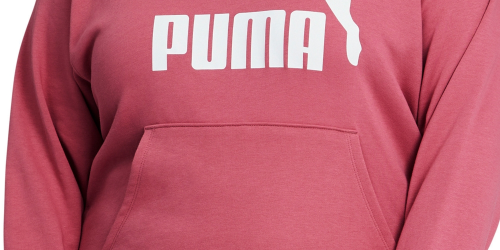 Moletom com capuz Puma Classics Logo Feminino Rosa Tamanho 2X