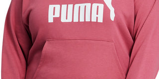 Puma Women's Classics Logo Hoodie Pink Size 2X