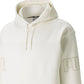 Moletom com capuz Puma Hybrid Gold Logo Masculino, branco, tamanho médio