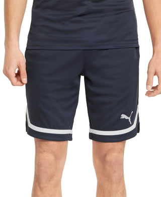 Puma Men's Regular Fit Moisture Wicking Shorts Blue Size Medium