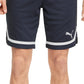 Shorts de basquete Puma Regular Fit Moisture Wicking Mesh 10 masculino, azul, tamanho GG