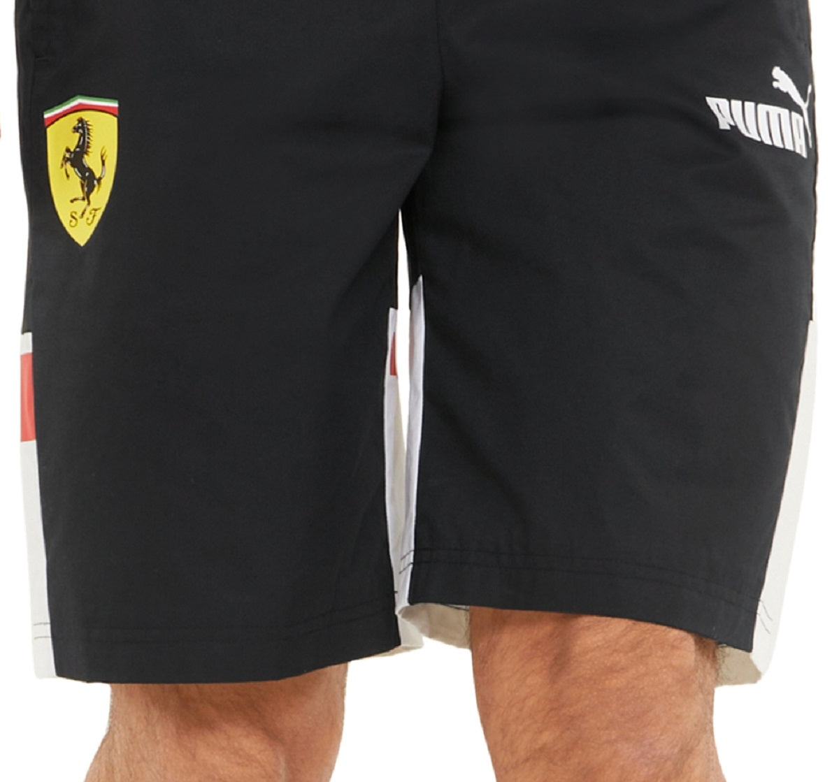 Shorts Puma Ferrari Twill Masculino Preto Tamanho P