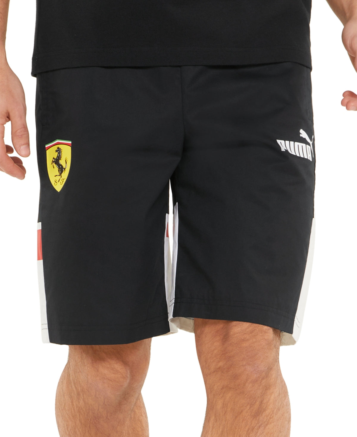 Shorts Puma Ferrari Twill Masculino Preto Tamanho P