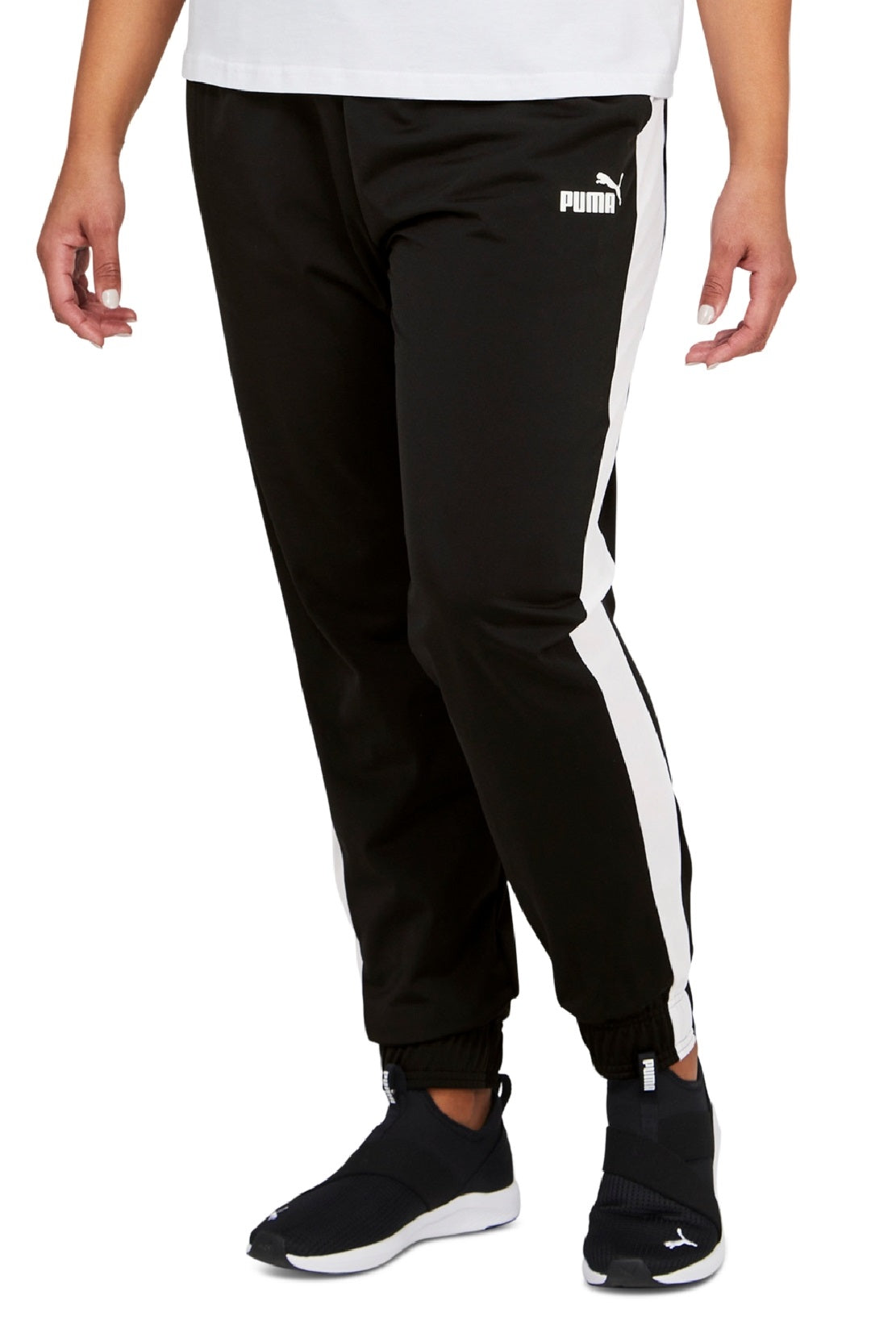Calça de corrida feminina Puma preta tamanho 2X