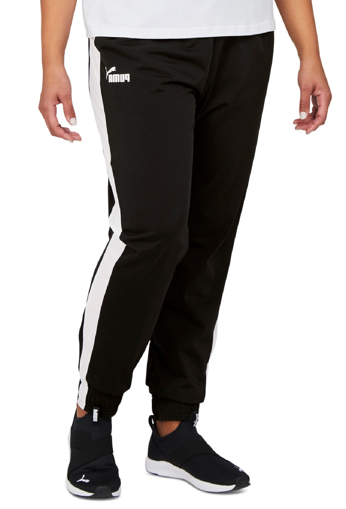 Calça de corrida feminina Puma preta tamanho 2X