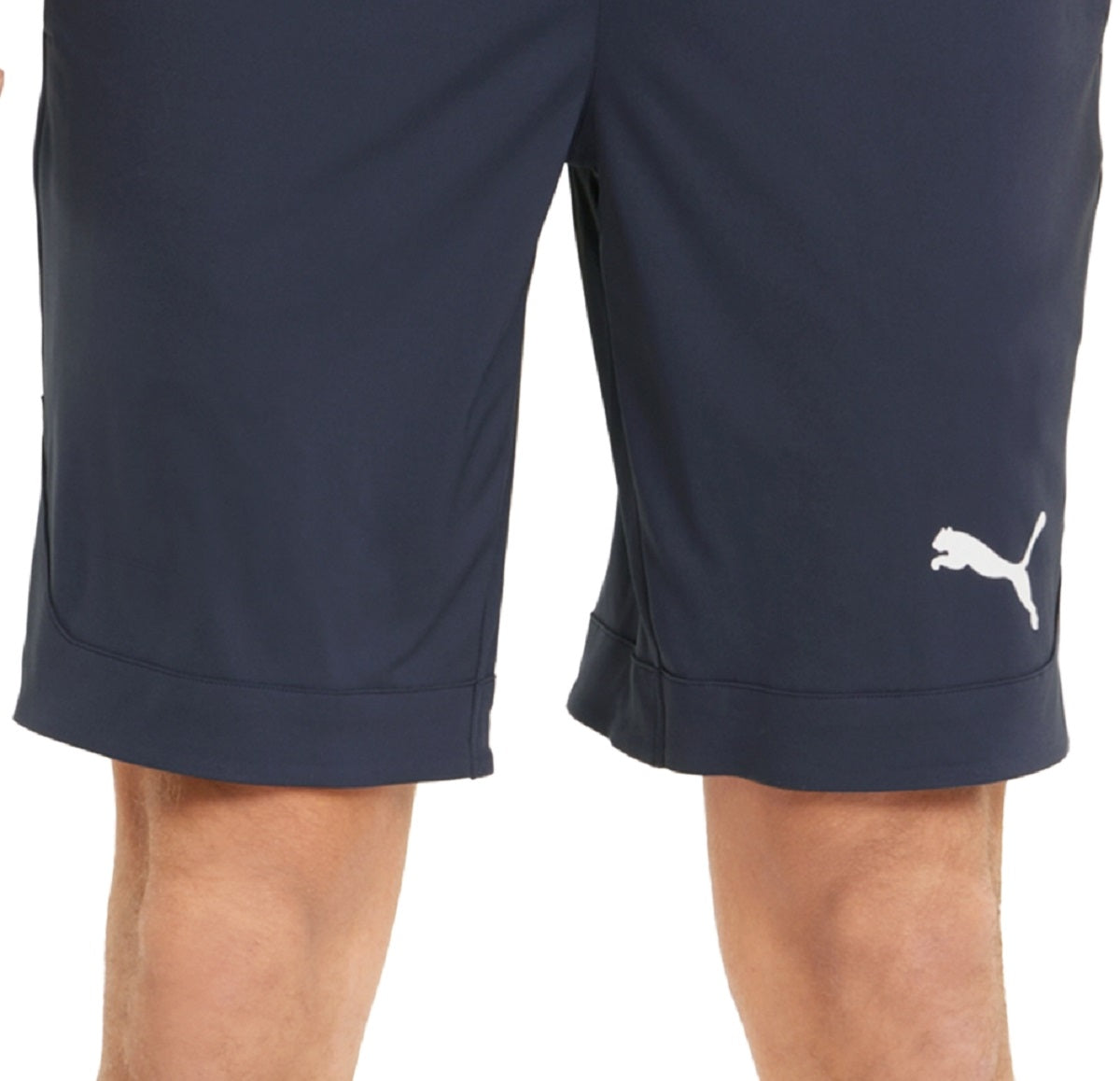 Shorts de basquete Puma Drycell 10 masculino, azul, tamanho pequeno