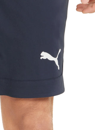 Shorts de basquete Puma Drycell 10 masculino, azul, tamanho médio